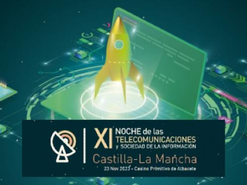 Cartel XI Noches de las telecomunicaciones de CLM